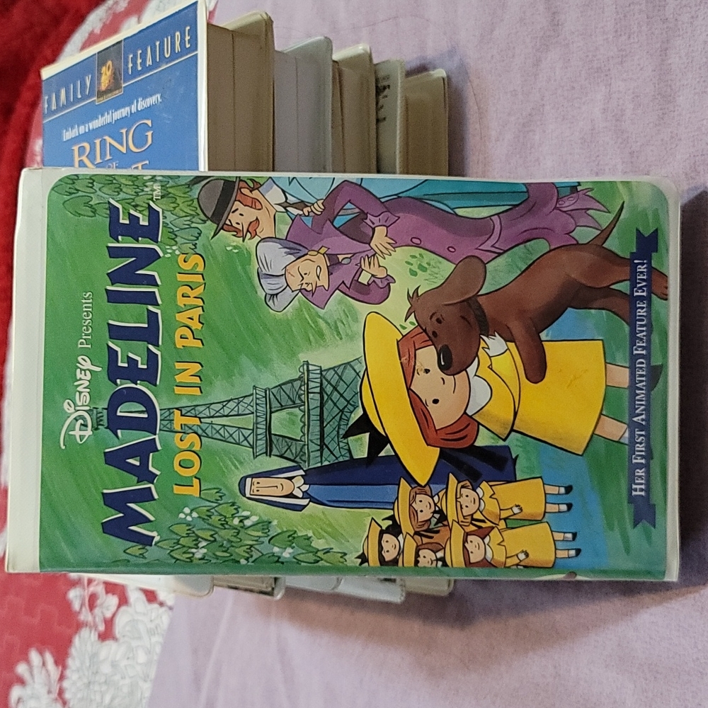 VHS Tape  Madeline Lost in Paris Movie